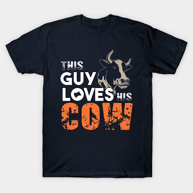 this guy loves his cow T-Shirt by buibatoan